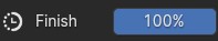 Finish percent