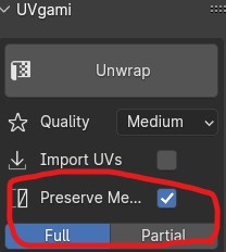 Preserve Mesh