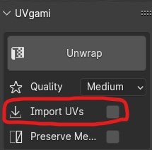 Import Uvs